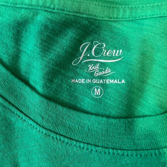 NWT J. Crew Green W/"Los Angeles" Graphic Crewneck T-Shirt - SIZE M - Picture 8 of 10
